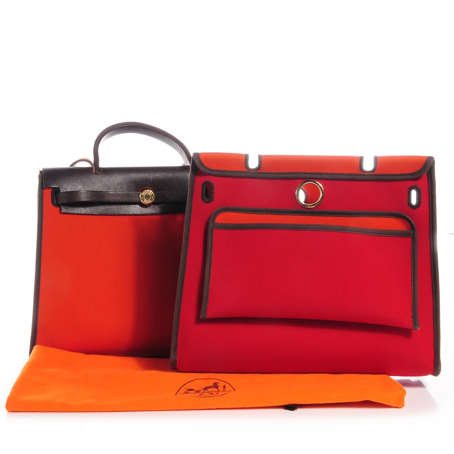 Toile Herbag PM Orange and Red