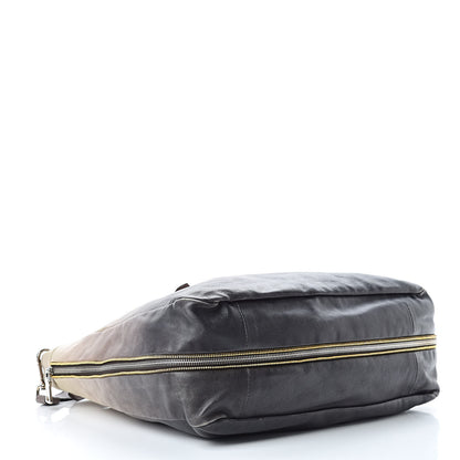 Prada Cervo Lux Zippers Shopper Tote White Sfumato 4 of 21