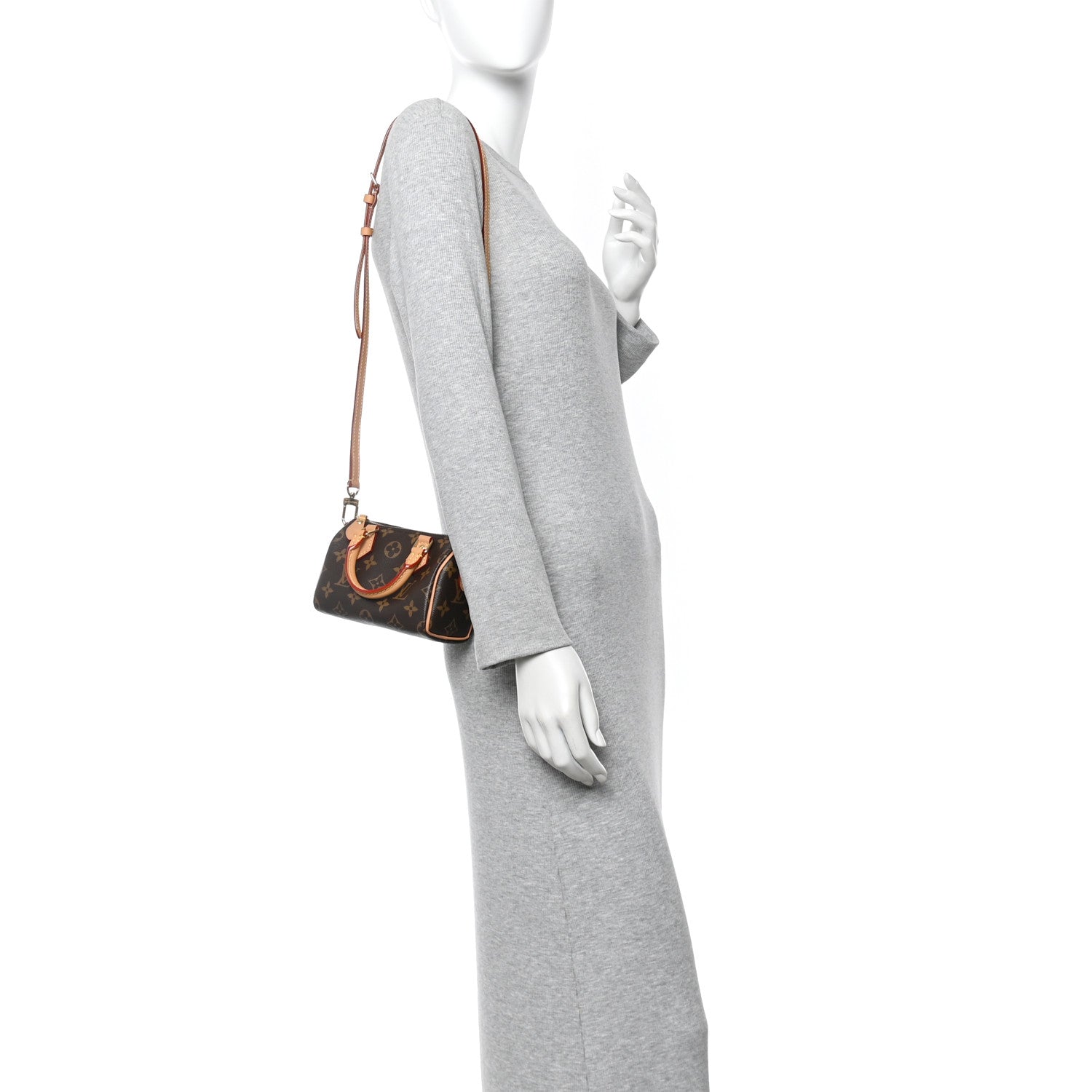 Louis Vuitton Monogram Nano Speedy Bandouliere 2 of 11