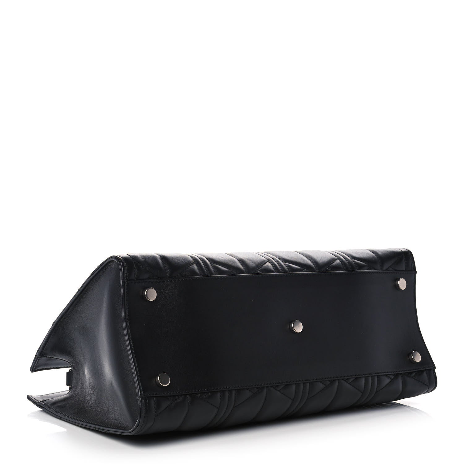 Gucci Calfskin Web Quilted Large Dionysus Tote Bag Black 4 of 12