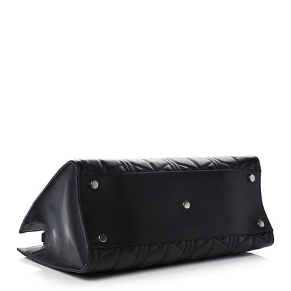 Gucci Calfskin Web Quilted Large Dionysus Tote Bag Black 4 of 12