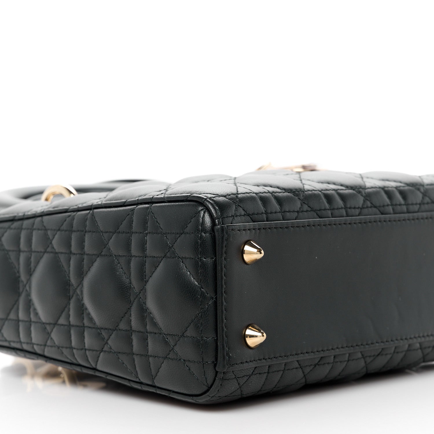 Christian Dior Lambskin Cannage Small My ABCDior Lady Dior Black 10 of 11