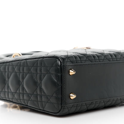 Christian Dior Lambskin Cannage Small My ABCDior Lady Dior Black 10 of 11