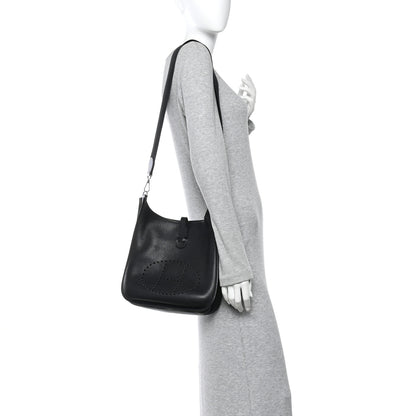 Hermes Taurillon Clemence Evelyne II Black 3 of 15