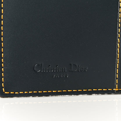 Christian Dior Monogram Saddle Wallet Navy 6 of 13
