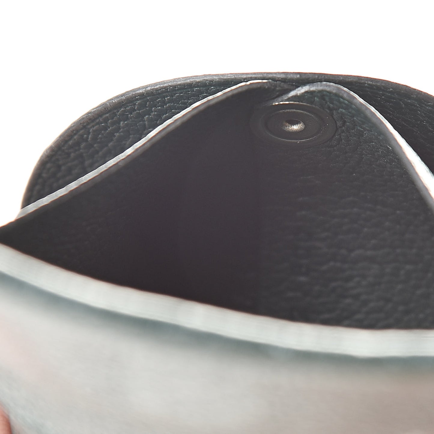 Chevre Mysore Bastia Coin Purse Vert Titien