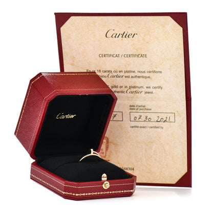 Cartier 18K Yellow Gold Small Juste Un Clou Ring 55 7.25 5 of 5