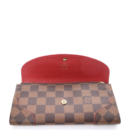 Louis Vuitton Damier Ebene Caissa Wallet Cherry 11 of 12