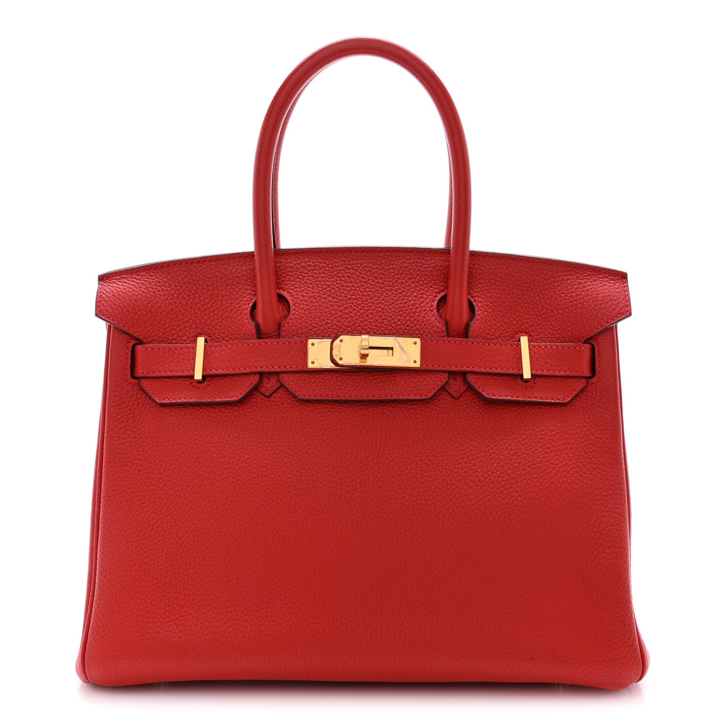 Hermes Togo Birkin 30 Rouge Casaque 1 of 11