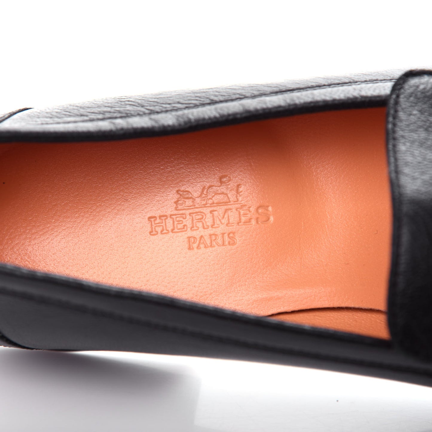 Goatskin Paris Loafers 36.5 Black