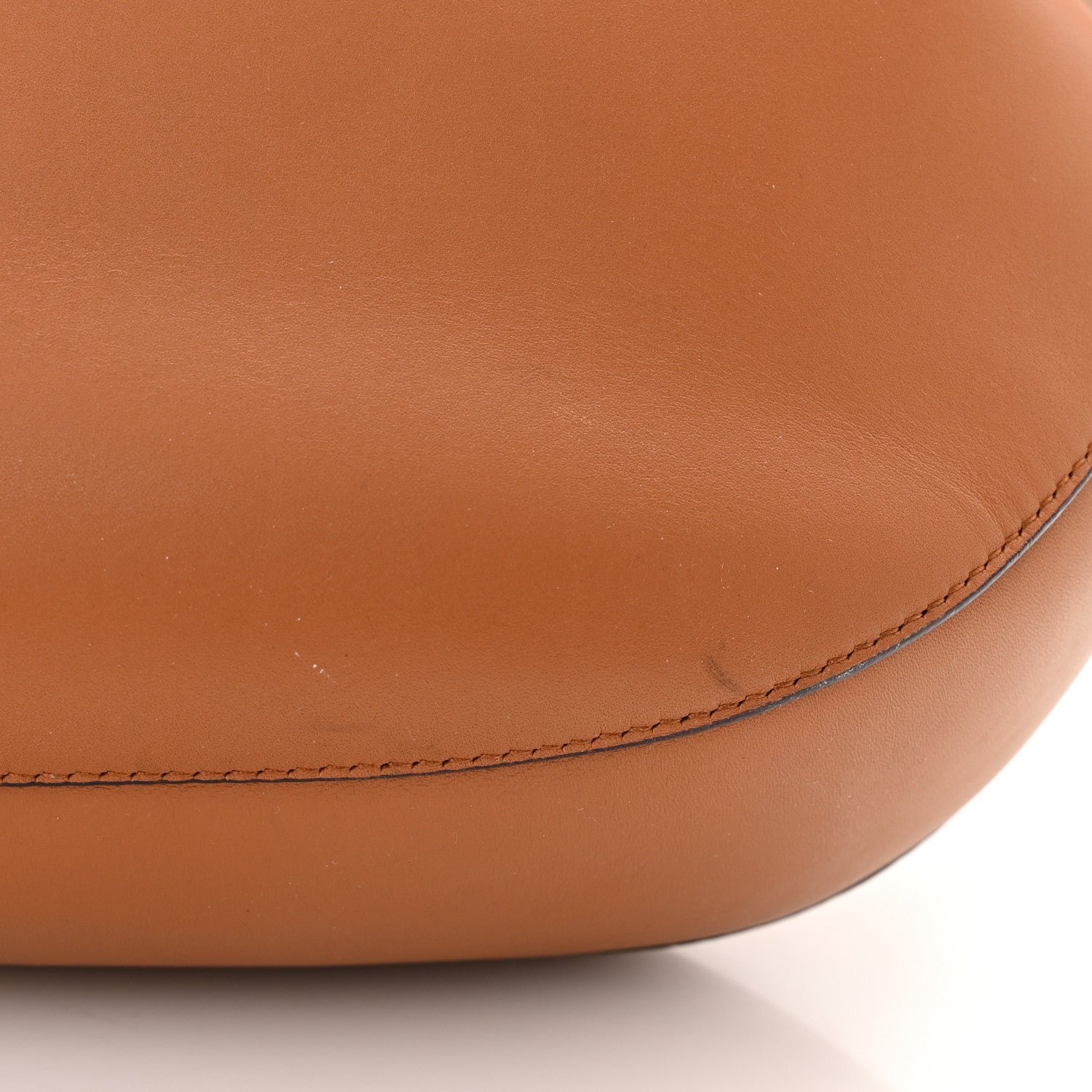 Salvatore Ferragamo Calfskin Fiona Hobo Brown 14 of 15