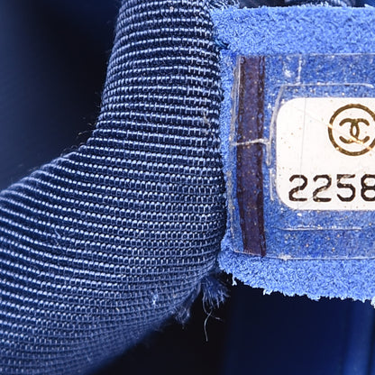 Chanel Lambskin Chevron Quilted Medium Boy Flap Blue 7 of 9