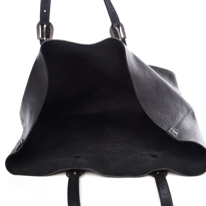 Gucci Pebbled Calfskin Large Tote Black 5 of 8