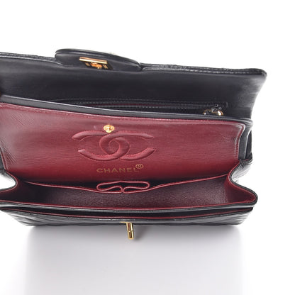 Chanel Lambskin Quilted Small Double Flap Black 6 of 9