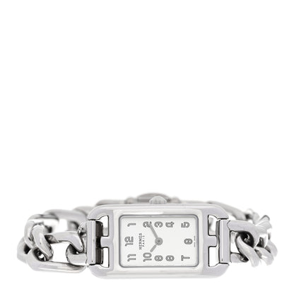 Hermes Stainless Steel 17mm Nantucket Quartz Watch 2 of 5