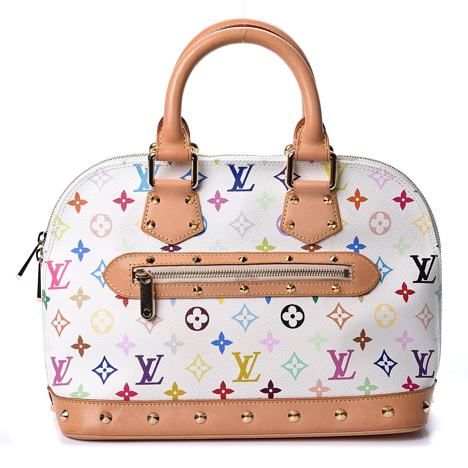 Louis Vuitton Monogram Multicolor Alma White 1 of 9