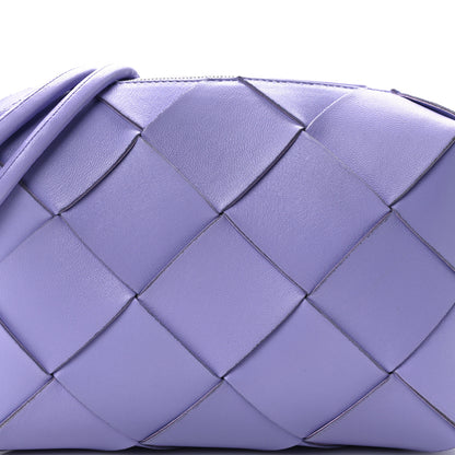 Bottega Veneta Lambskin Intreccio Small Cassette Camera Bag Wisteria 7 of 11