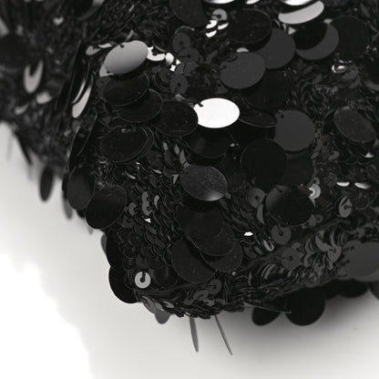 Chanel Sequin Shopping Tote Black 8 of 10