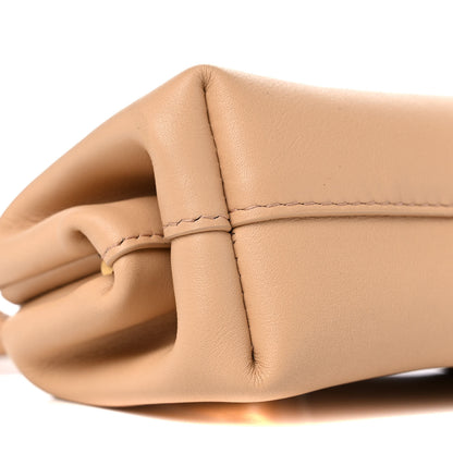 Bottega Veneta Calfskin The Point Coin Purse Almond 7 of 9