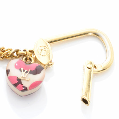 Louis Vuitton Resin Leopard Key Holder Blanc Corail 5 of 5