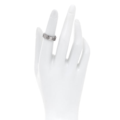 Cartier 18K White Gold 5.5mm LOVE Ring 50 5.25 2 of 4