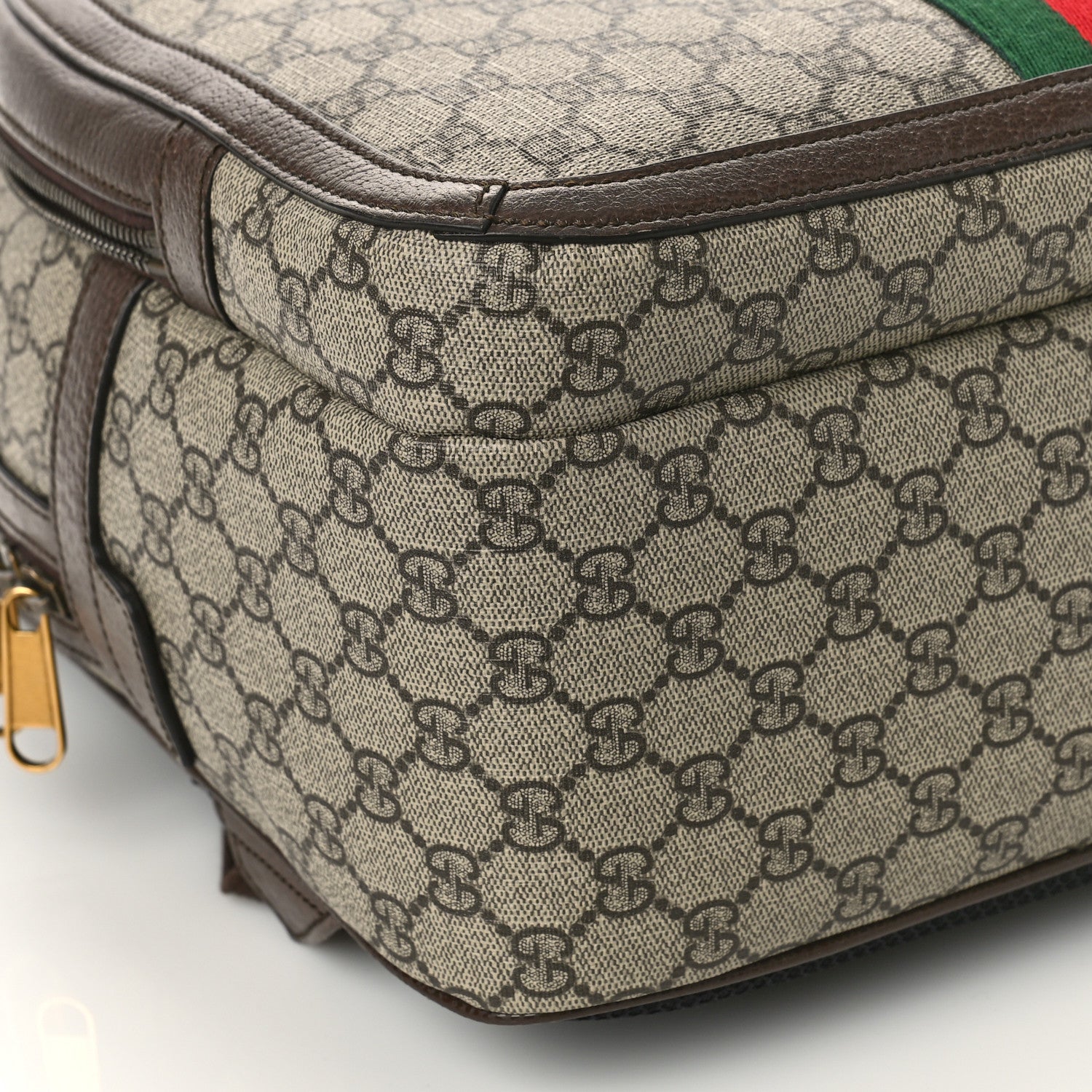Gucci GG Supreme Monogram Medium Ophidia Day Backpack Brown 8 of 9