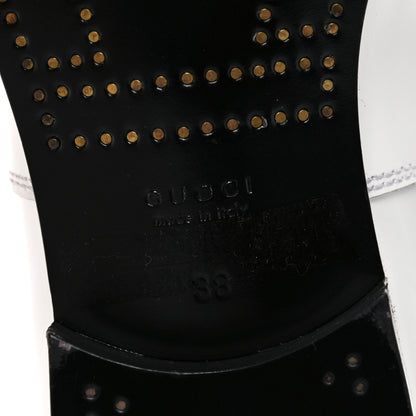 Gucci Cordovan Lux Ankle Boots 38 White 6 of 16