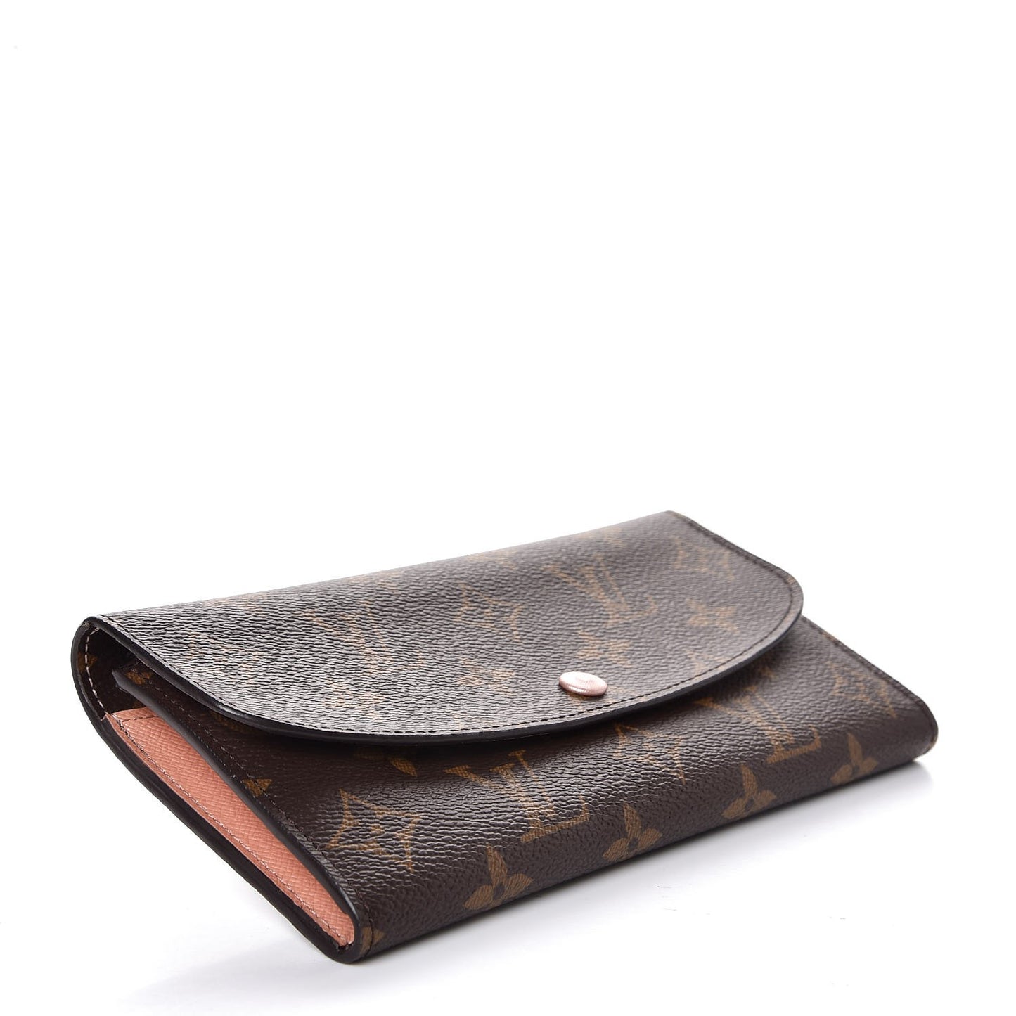 Monogram Emilie Wallet Rose Nacre