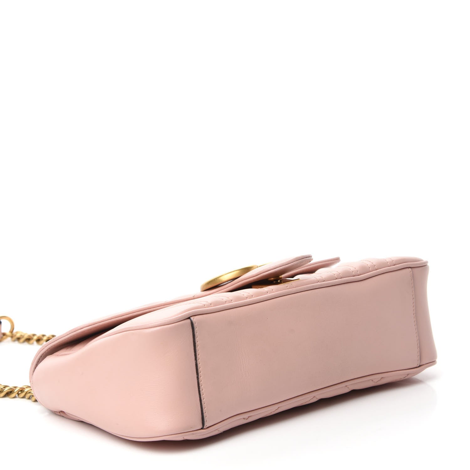 Gucci Calfskin Matelasse Small GG Marmont Shoulder Bag Perfect Pink 5 of 12