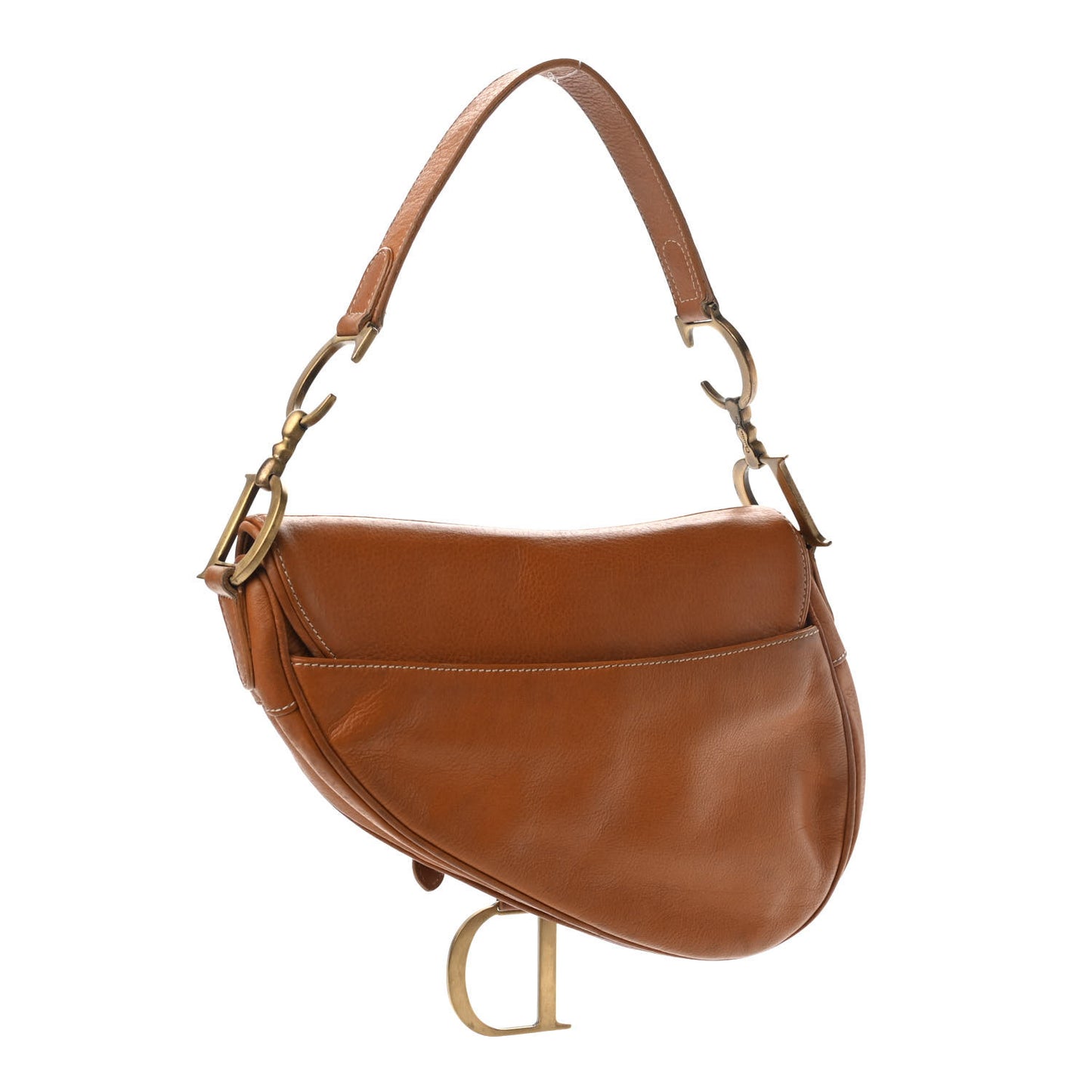 Calfskin Saddle Bag Tan
