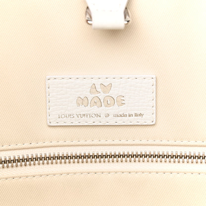 Louis Vuitton X NIGO Calfskin Tiger Journey Tote White 8 of 9