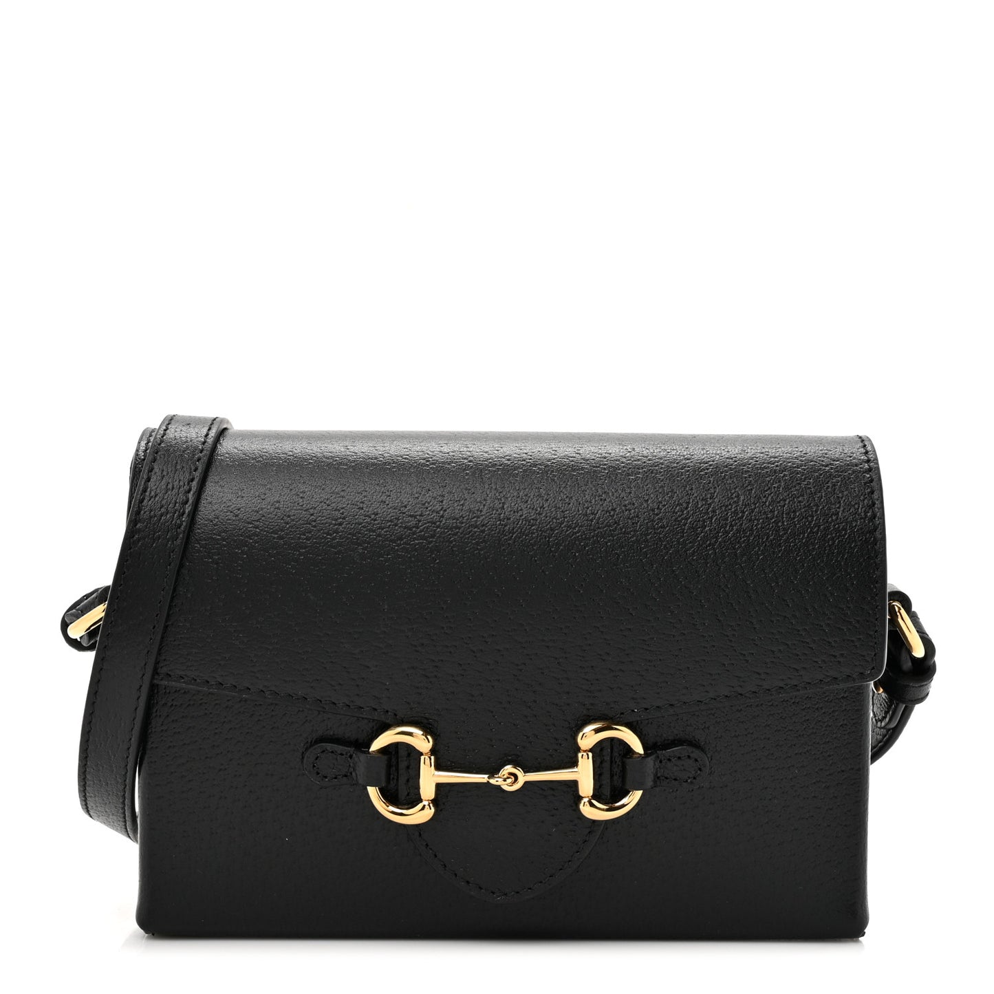 Calfskin Horsebit 1955 Shoulder Bag Black