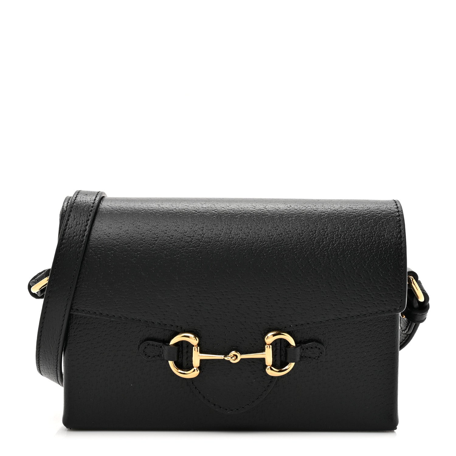 Gucci Calfskin Horsebit 1955 Shoulder Bag Black 1 of 11