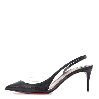 Christian Louboutin Calf Zarli PVC Optisexy 70 Pumps 38.5 Black 1 of 8