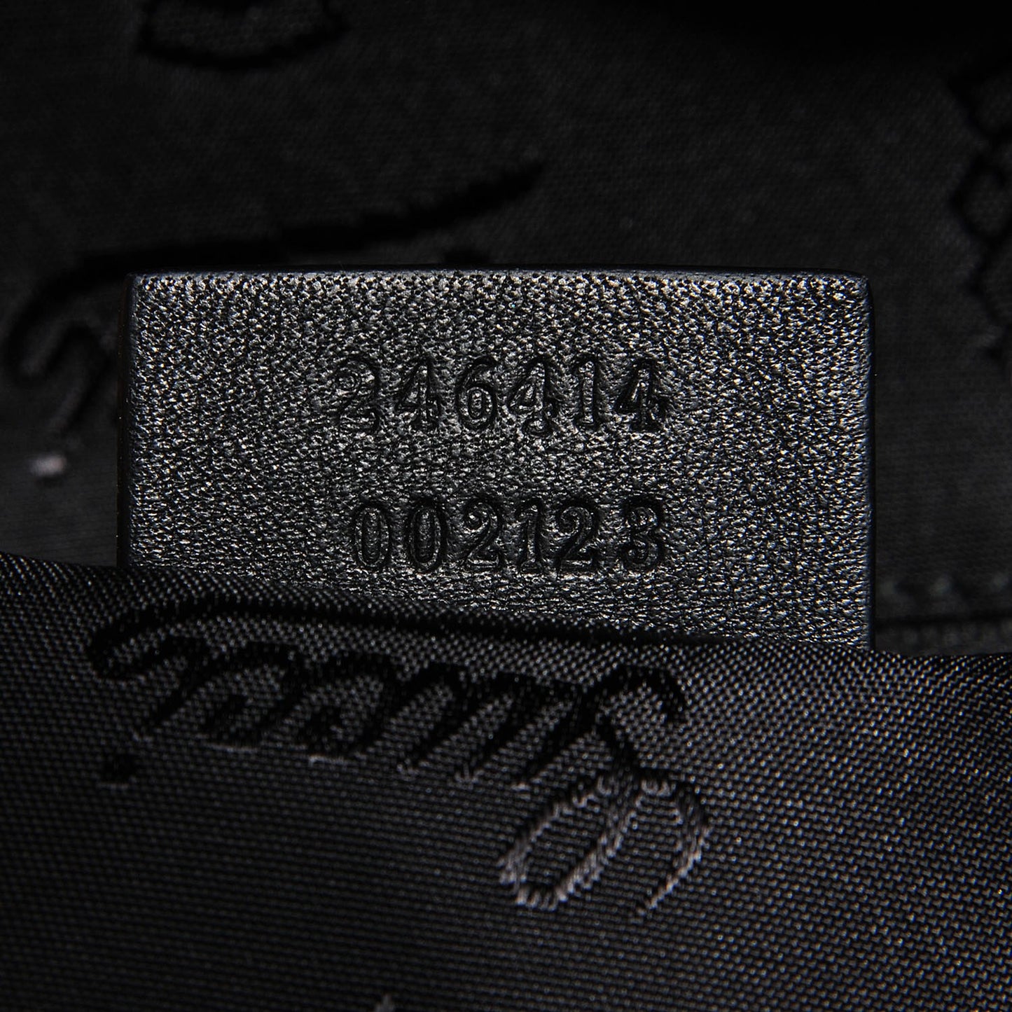 Guccissima Medium Classic Backpack Black