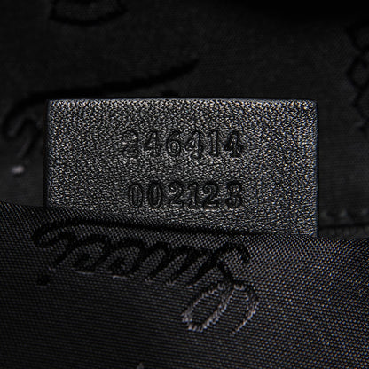 Gucci Guccissima Medium Classic Backpack Black 8 of 8