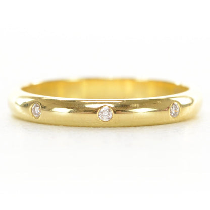 Cartier 18k Yellow Gold Diamond Ring 51 5.75 1 of 7