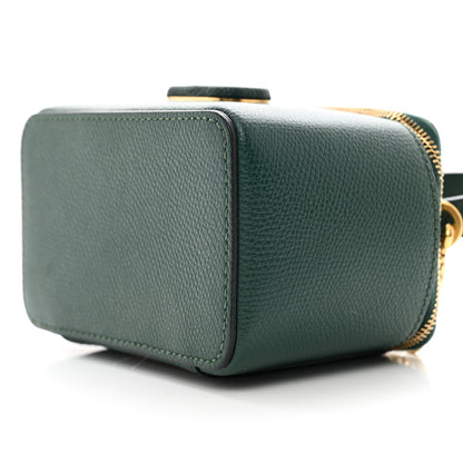 Valentino Garavani Grained Calfskin VSling Vanity Case English Green 9 of 9