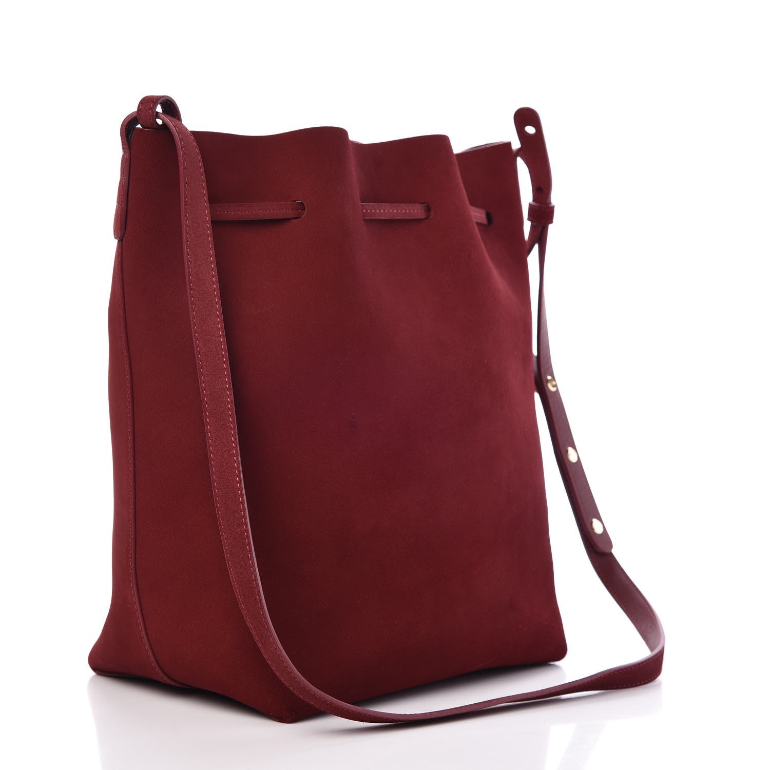 Mansur Gavriel Suede Bucket Bag Rococo 4 of 9