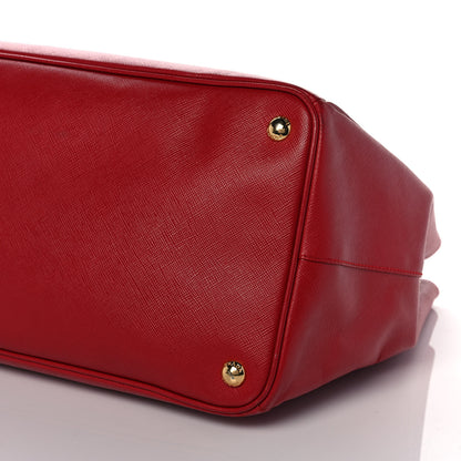 Prada Saffiano Lux Large Tote Fuoco 8 of 9