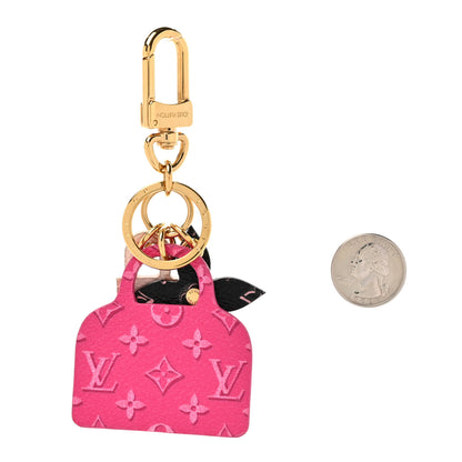 Louis Vuitton Monogram Alma Bag Charm Key Holder Fuchsia 2 of 4