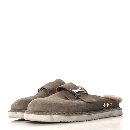 Louis Vuitton Monogram Fur LV Easy Mule 6 Brown 4 of 8