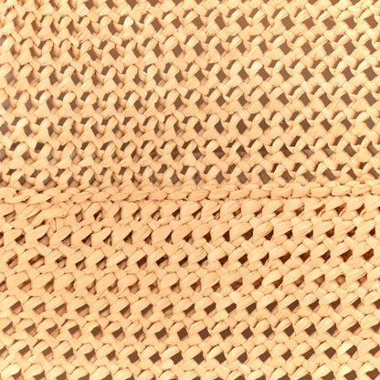 Valentino Garavani Raffia Grained Calfskin Medium Rockstud Vlogo Tote Naturale 10 of 15