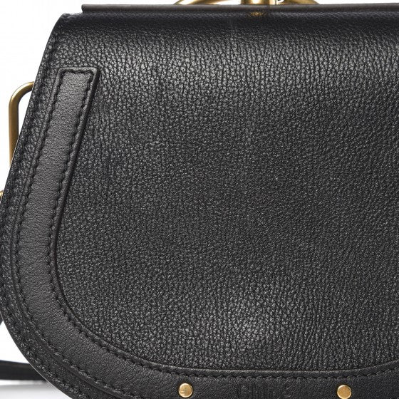 Calfskin Small Nile Bracelet Bag Black
