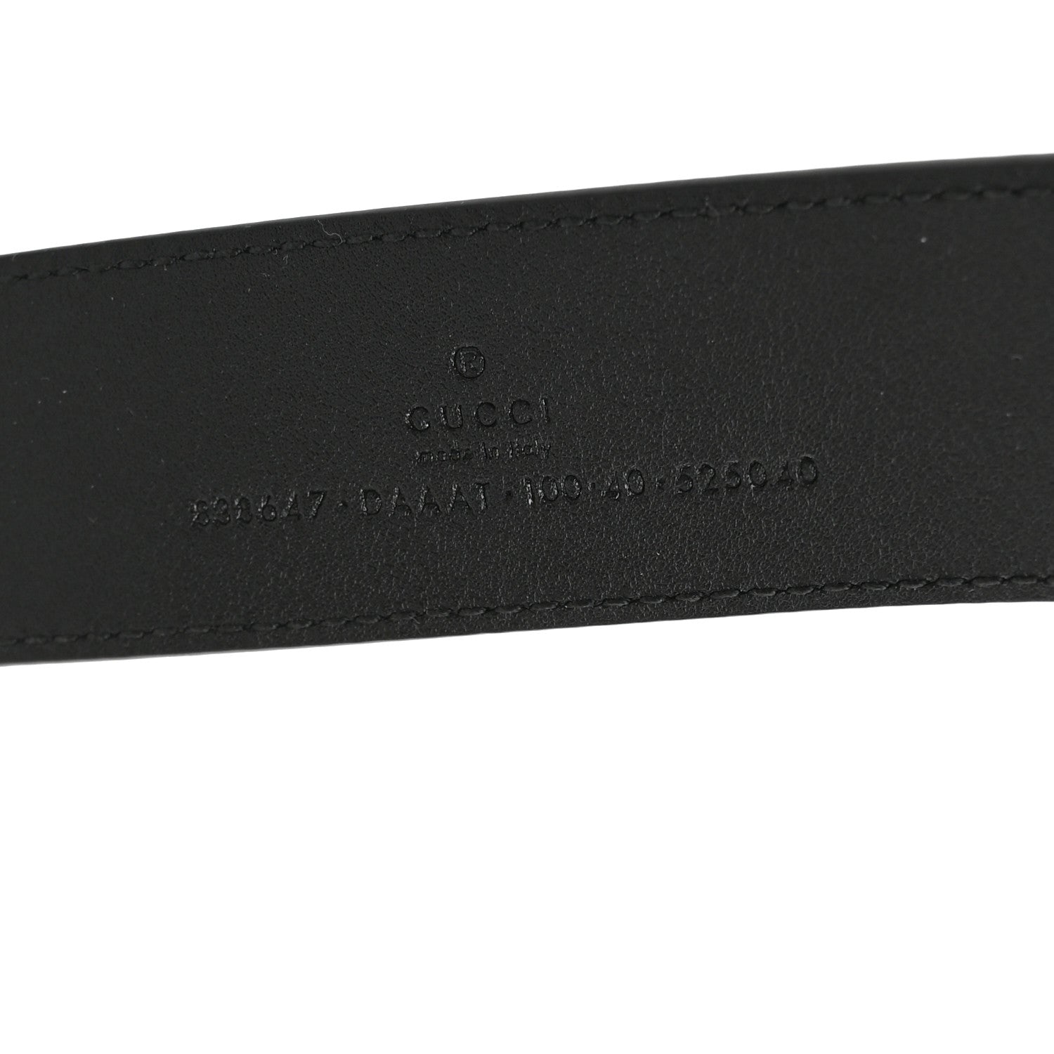 Gucci Moon Calfskin Round Plaque 35mm 100 40 Black 4 of 4