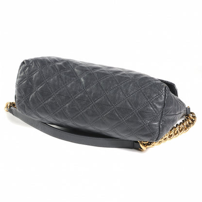 Marc Jacobs Leather Quilted The XL Single Shoulder Bag Grey 4 of 7