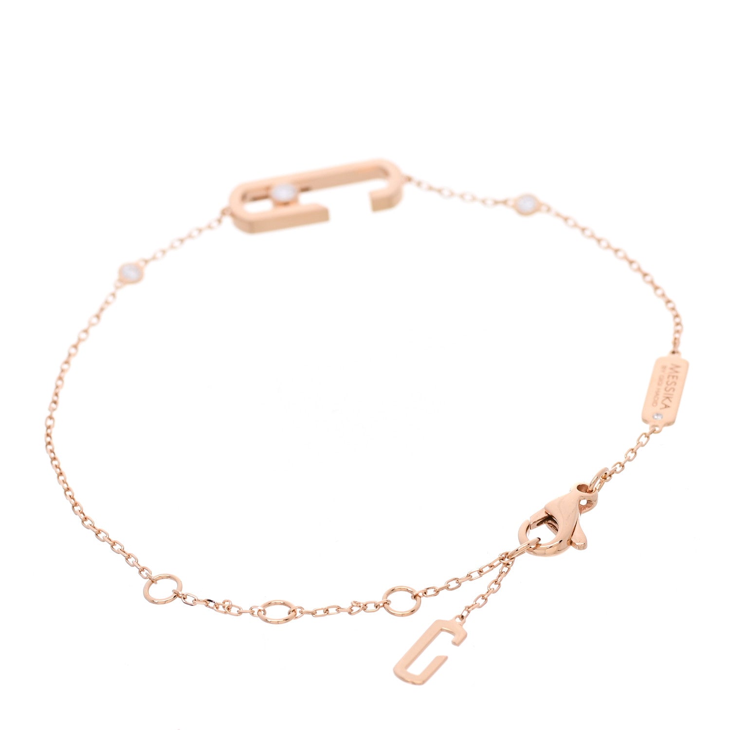 Messika X GIGI HADID 18K Rose Gold Diamond Move Addiction Bracelet 2 of 5