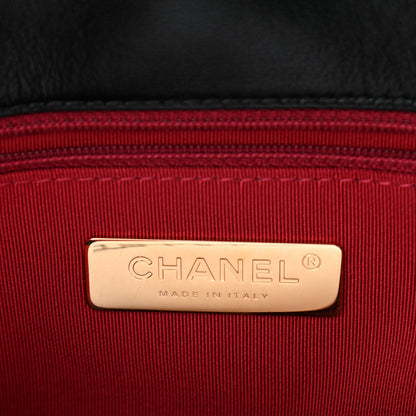 Chanel Lambskin Quilted Large Chanel 19 Flap Black 5 of 10