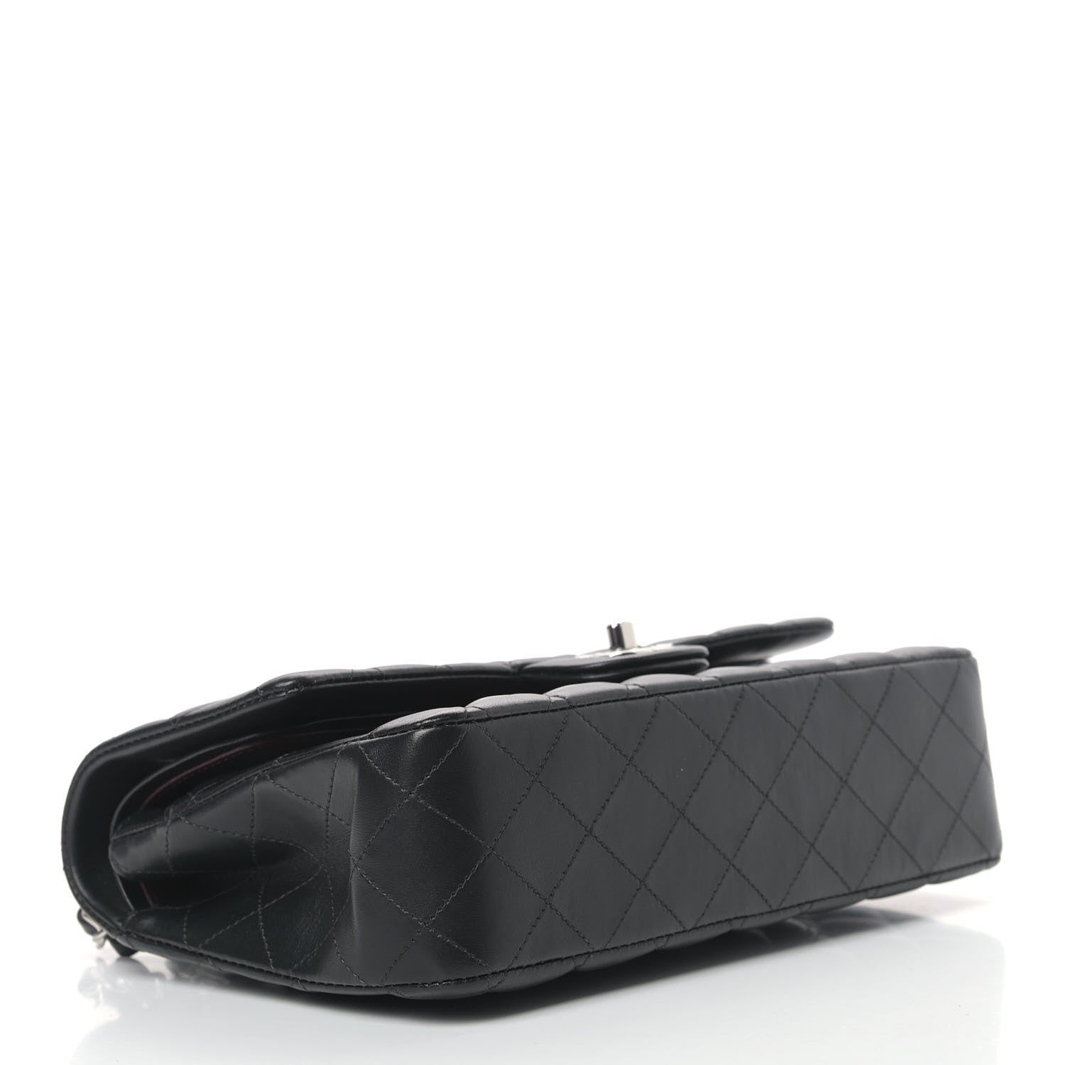 Chanel Lambskin Quilted Medium Double Flap Black 3 of 11