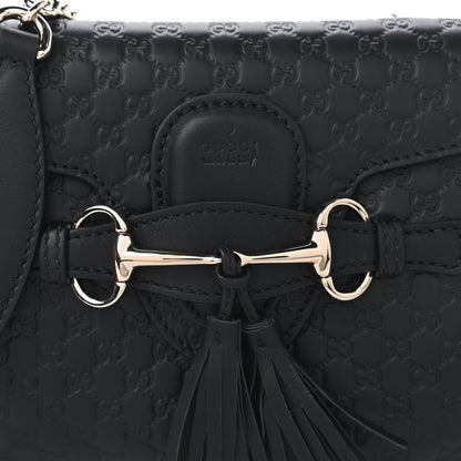 Gucci Microguccissima Mini Emily Shoulder Bag Black 10 of 10